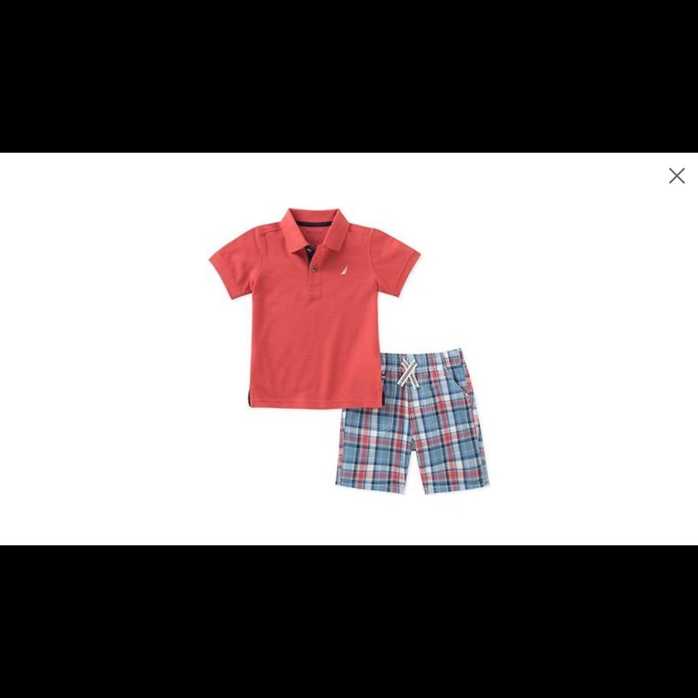 Nautica boys 2pc Short Set Size 4